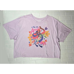 JZD x Target Pride Month Lilac Cropped T-shirt 4X